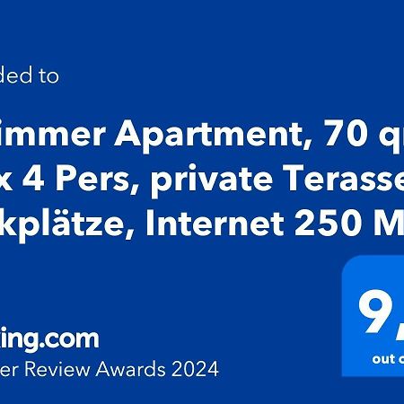 2 Zimmer Apartment, 70 Qm, Max 4 Pers, Private Terasse, 2 Parkplaetze, Internet 250 Mbit Gaertringen Екстер'єр фото